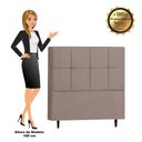 Ver imagem 4 de Cabeceira Roma para Cama Box Solteiro 90 Cm Suede - D’Rossi Cinza