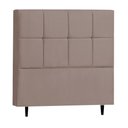 Ver imagem 1 de Cabeceira Roma para Cama Box Solteiro 90 Cm Suede - D’Rossi Cinza