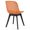 Ver imagem 5 de Cadeira de Jantar Estofada Marcela sem Braços - Marrom