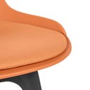 Ver mais imagens de Cadeira de Jantar Estofada Marcela sem Braços - Marrom