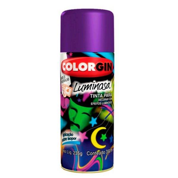 Colorgin Luminosa Spray 350ml - Fosco Violeta - 1