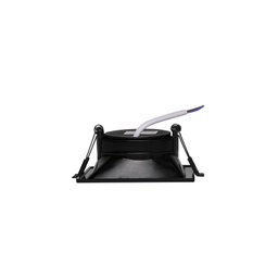 Spot Alltop Recuado Led Taschibra Mr16 Quadrado Preto 6w - 3000k Luz Quente - 6