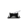 Spot Alltop Recuado Led Taschibra Mr16 Quadrado Preto 6w - 3000k Luz Quente - 6