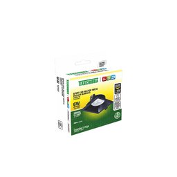 Spot Alltop Recuado Led Taschibra Mr16 Quadrado Preto 6w - 3000k Luz Quente - 7