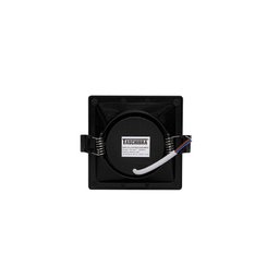 Spot Alltop Recuado Led Taschibra Mr16 Quadrado Preto 6w - 3000k Luz Quente - 5