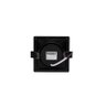 Spot Alltop Recuado Led Taschibra Mr16 Quadrado Preto 6w - 3000k Luz Quente - 5