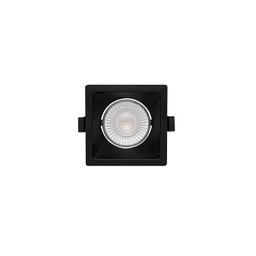 Spot Alltop Recuado Led Taschibra Mr16 Quadrado Preto 6w - 3000k Luz Quente - 1