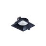 Spot Alltop Recuado Led Taschibra Mr16 Quadrado Preto 6w - 3000k Luz Quente - 2