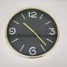 Relógio De Parede Dourado E Preto 35x35x4cm Decorativo - 3