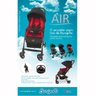 Carrinho de Bebê Burigotto Air 5113prc46 Vermelho e Preto para Crianças Recém-nascidas até 15kg - 2