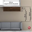 Ver imagem 5 de Painel para TV até 65 Polegadas com Nicho Greco Moderno DJ Móveis 