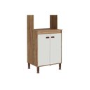 Ver imagem 7 de Paneleiro Cozinha Modulado Torino C/ 3 Portas 63cm Mel Movelbento