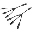 Ver imagem 1 de Conector Mc4 - Y 3 Cabo para Ligação Paralelo Painel Solar - Par