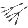 Conector Mc4 - Y 3 Cabo para Ligação Paralelo Painel Solar - Par - 1