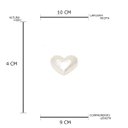 Ver imagem 5 de DECOR CERAMICA SCULPED HEART DOURADO