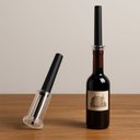 Ver imagem 1 de Saca Rolha Pneumático Abridor Vinho Tipo Bomba Pressão Inox