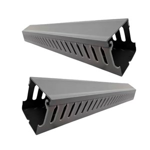 Kit 2 Canaleta Aberta Cinza 30x30 Stark
