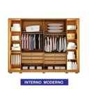 Ver imagem 2 de Roupeiro Reflecta 6pts100% Mdf com Led - Zeus - Arbo Design