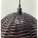 Ver mais imagens de Kit Utron 3 Lustres Luminária Pendente Junco Globo Bola 35cm Globo 35 Tabaco