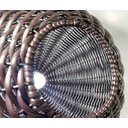 Ver imagem 5 de Kit Utron 3 Lustres Luminária Pendente Junco Globo Bola 35cm Globo 35 Tabaco