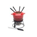 Ver imagem 1 de Aparelho para Fondue em Cerâmica 10 Peças Rojemac Vermelho Outros