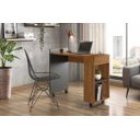 Ver imagem 2 de Escrivaninha Alessa M2 Amêndoa com Chumbo