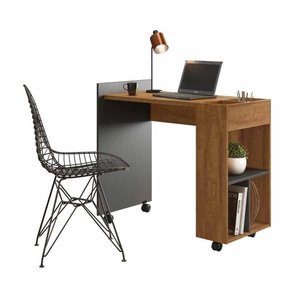 Escrivaninha Alessa M2 Amêndoa com Chumbo