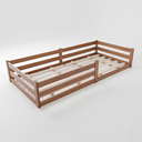 Ver imagem 3 de Cama Montessoriana Madeira Solteiro Atraente - Castanho