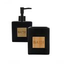 Ver imagem 1 de Jogo 2 Peças para Banheiro Bath Black Mimo Style Bh22255