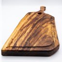 Ver imagem 6 de Tábua de Corte Orgânica Madeira Maciça Premium com Alça:71x38x5cm