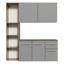 Ver imagem 1 de Armário de Cozinha Compacta 120cm Rustic/cinza Easy Madesa Rustic/cinza Rustic/cinza