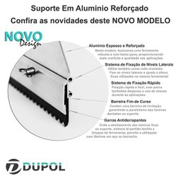 Rodo Dentado 60cm Autonivelante + Limitador Lateral Ski Dupol Rodo Dentado - Rodo Autonivelante - Ro - 5