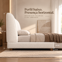 Ver imagem 7 de Conjunto King Cama Japonesa Cabeceira Milano Moderna Luxo Premiun Elegante Divani com Cabeceira Curv