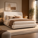 Ver imagem 1 de Conjunto King Cama Japonesa Cabeceira Milano Moderna Luxo Premiun Elegante Divani com Cabeceira Curv