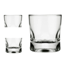 Caixa 36 copos em vidro pra Whisky Amassadinho 250ml Incolor - 5