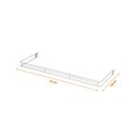 Ver imagem 2 de Aparador Organizador em U 30x91cm Bandeja New Plus Branco - Sa Gôndolas