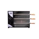 Ver imagem 2 de Churrasqueira Assador a Gás Glp Rotativa Elétrica 55 Cm Aço Carbono Infravermelho Vitta3 110v -