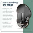Ver imagem 5 de Espelho Orgânico 60cm X 40cm Moldura em Couro Ecológico Cloud