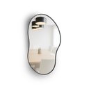 Ver imagem 1 de Espelho Orgânico 60cm X 40cm Moldura em Couro Ecológico Cloud