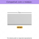 Ver imagem 2 de Puxador 68,6cm para Armário Cozinha Aéreo 70cm Veneza Multimóveis Mp3081 Branco