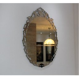 Quadro Espelho Decorativo Veneziano Sala Quarto 55x85-38.68 - 6