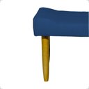 Ver imagem 5 de Kit 2 Puff Decorativo Confortável Retangular para Sala Recepção Quarto Requinte Suede Cores Pé