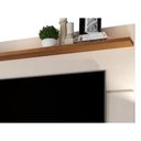 Ver imagem 2 de Painel para TV Dubhe 1.8 180cm MDP Off White Freijó Germai Móveis