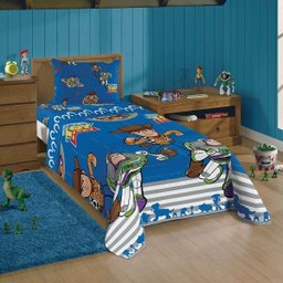Jogo De Cama Infantil Lepper -Microfibra Estampado Toy Story - 1