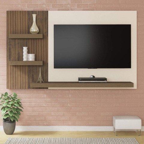 Painel para TV até 50 Polegadas 3 Prateleiras Chess Artely