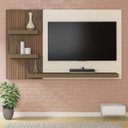Ver imagem 1 de Painel para TV até 50 Polegadas 3 Prateleiras Chess Artely