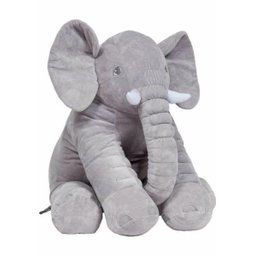 ALMOFADA ELEFANTE GIGANTE BUBA - CINZA - 3