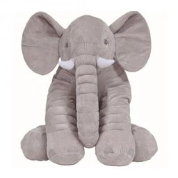ALMOFADA ELEFANTE GIGANTE BUBA - CINZA - 2
