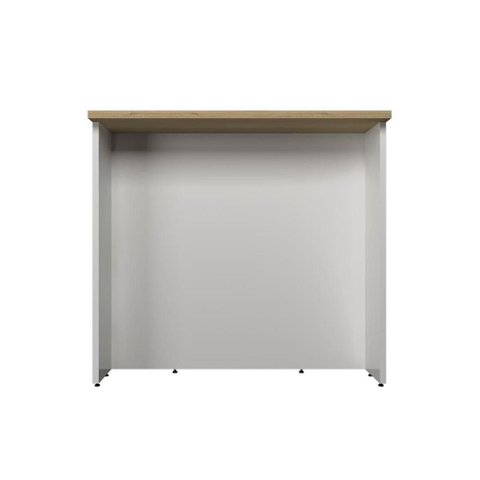 Bancada Ilha Cozinha Ph 3068 Évora 120cm Branco/carvalho Nature - Herval