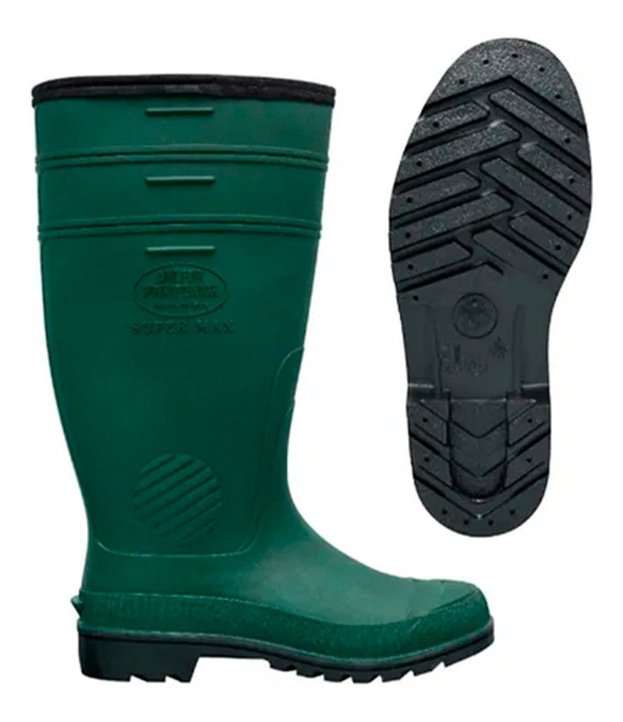 Bota Térmica de Pvc Supermax Thermo Calfor Pampeana Verde-preto N°44 - 3